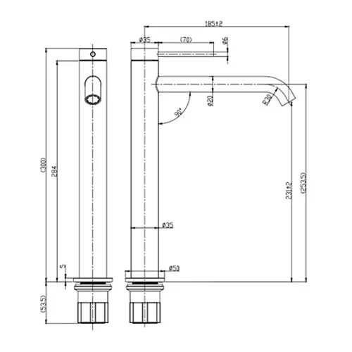 Смеситель Для раковины В ванной комнате