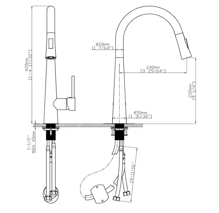 Pull Down Faucet 11